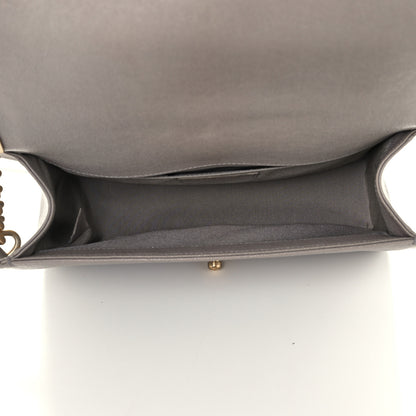 Chanel Caviar Quilted Medium Boy Flap Grey 4 of 10
