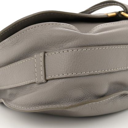 Chloe Calfskin Medium Marcie Round Crossbody Bag Cashmere Grey 9 of 17