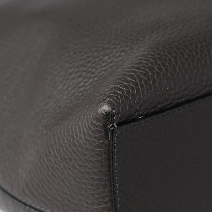 Valentino Garavani Grained Calfskin Rockstud Shoulder Tote Graphite 6 of 11