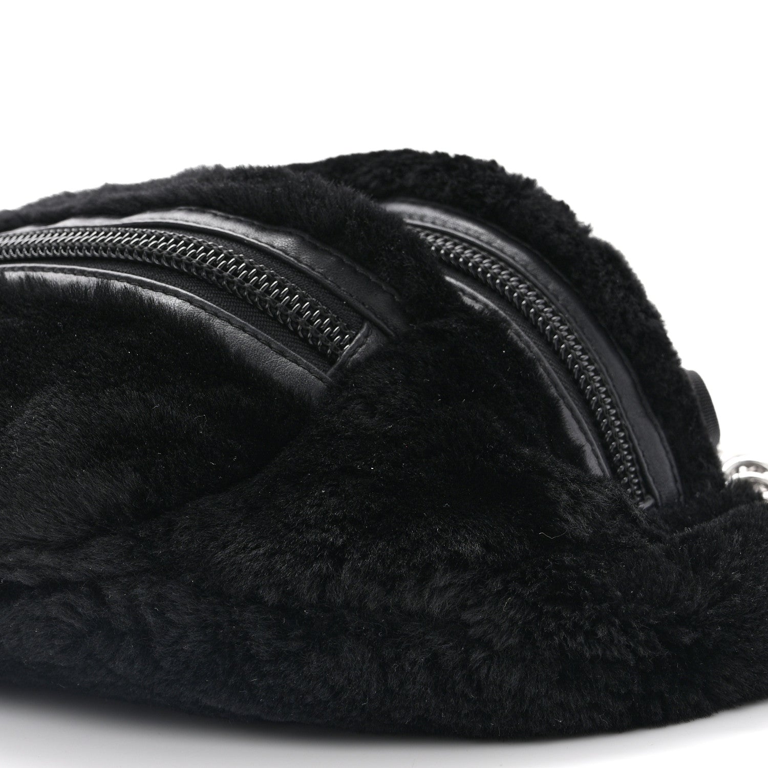 Alexander Wang Mink Fur Attica Belt Bag Black 11 of 14