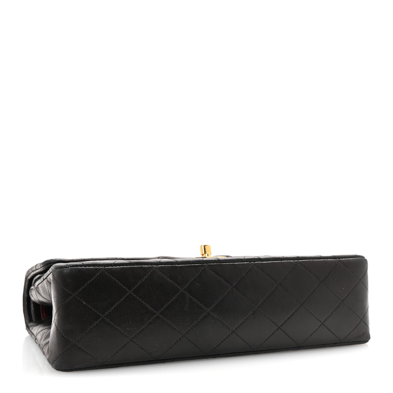 Chanel Lambskin Quilted Medium Double Flap Black 4 of 10