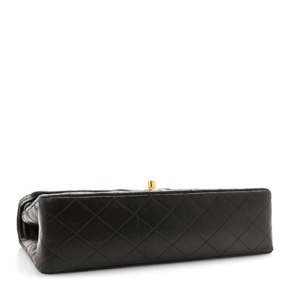 Chanel Lambskin Quilted Medium Double Flap Black 4 of 10