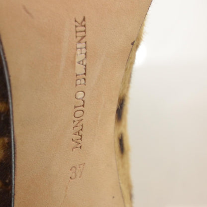 FASHIONPHILE MANOLOBLAHNIKPonyHairLeopardPumps37 6 of 6
