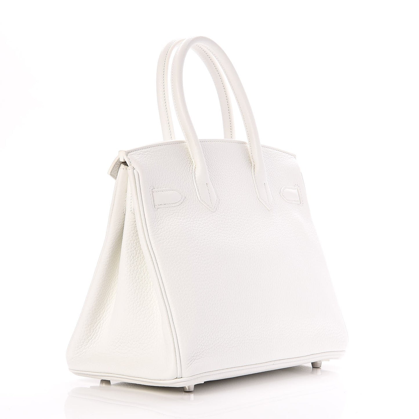 Taurillon Clemence Birkin 30 White
