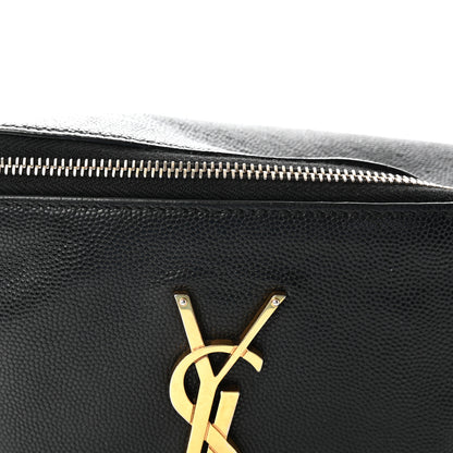 Saint Laurent Grain De Poudre Monogram Belt Bag Black 7 of 9