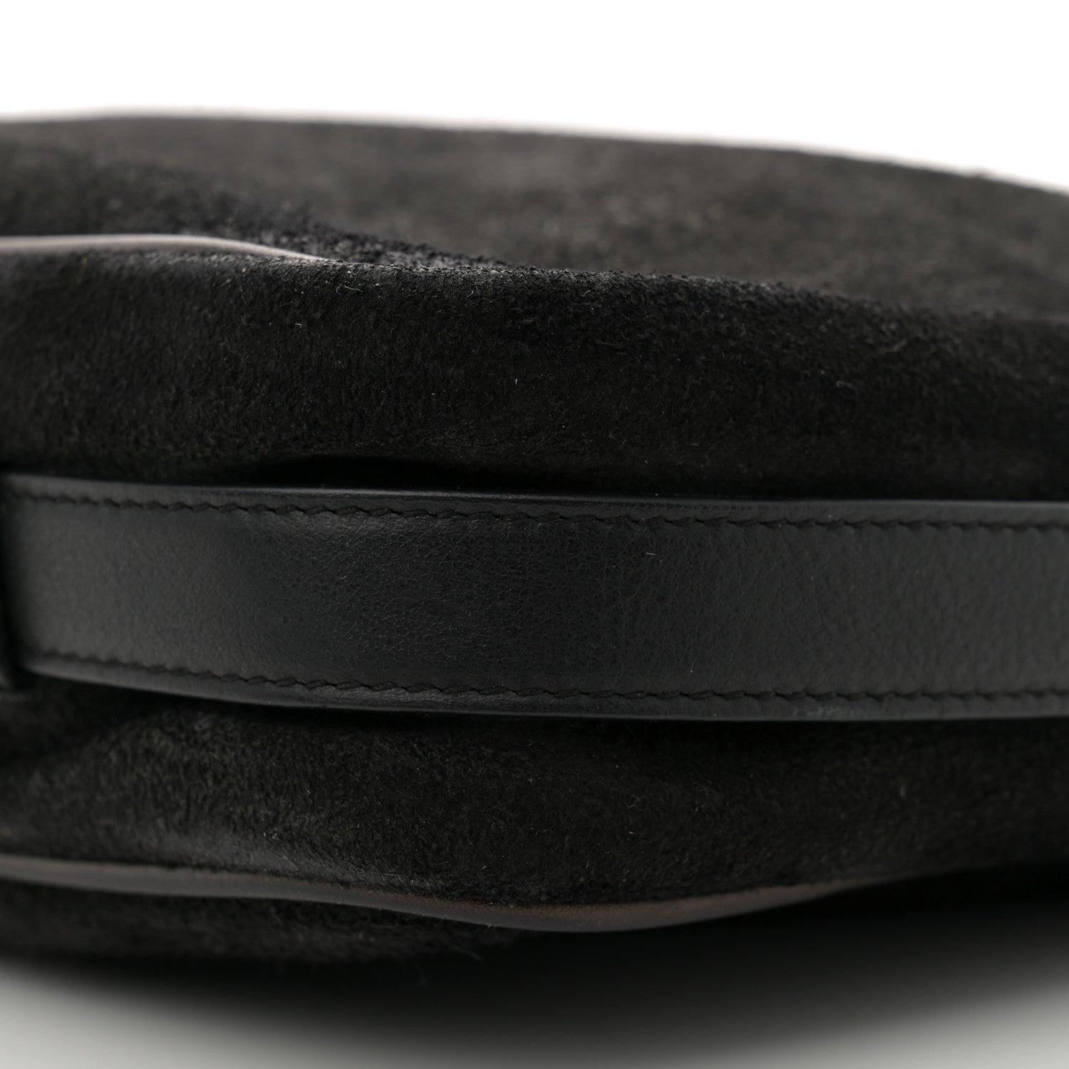 Saint Laurent Suede Flat Messenger Bag Black 10 of 11
