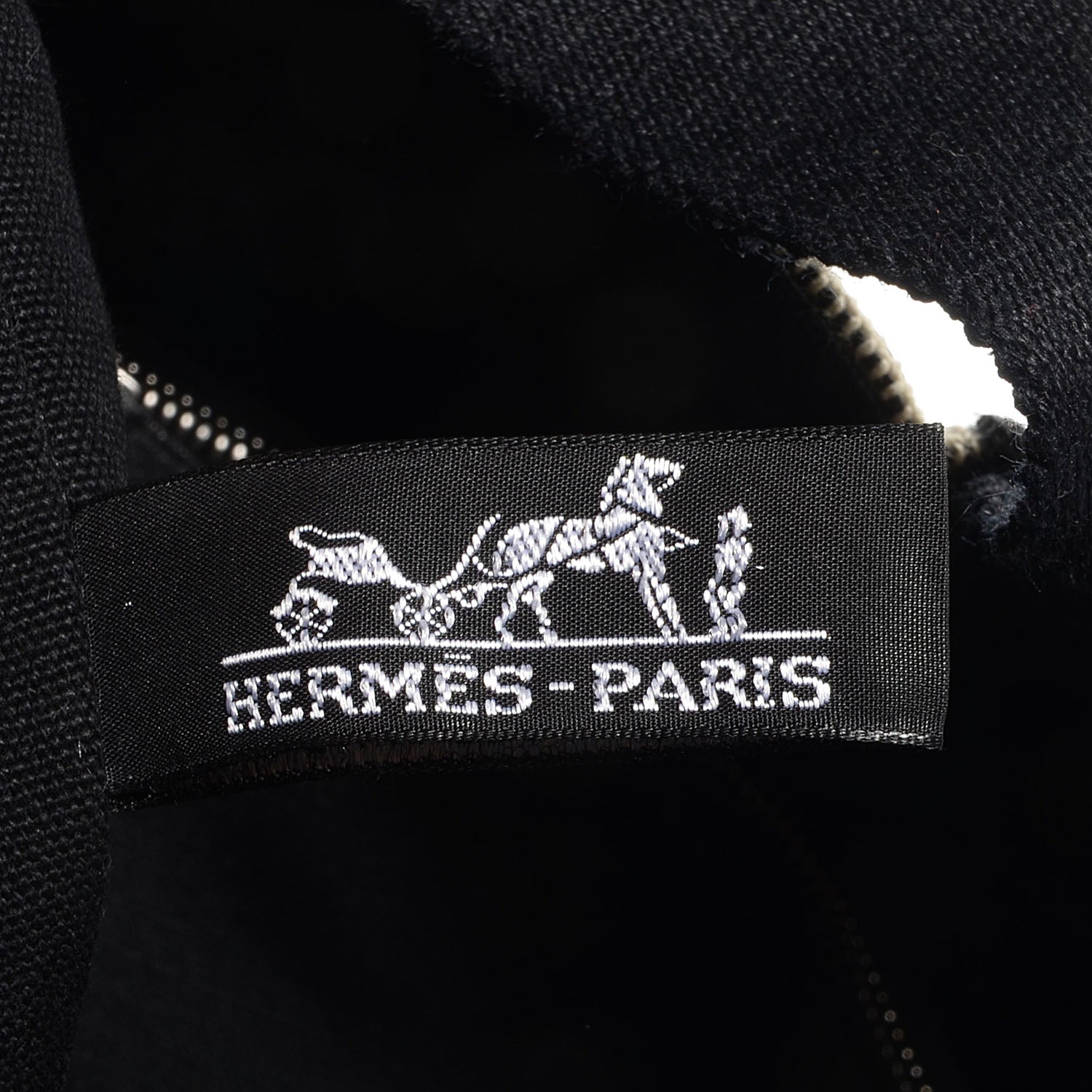 Hermes Toile Saxo PM Natural and Black 7 of 11