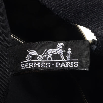 Hermes Toile Saxo PM Natural and Black 7 of 11