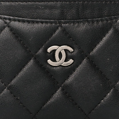 Chanel Lambskin Quilted Card Holder Black 8 of 12