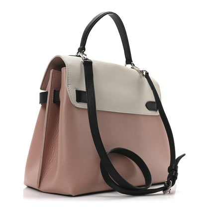 Louis Vuitton Soft Calfskin Lockme Ever Rose Ballet White Maito Black 3 of 9