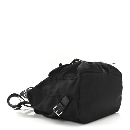 Prada Re-Nylon Vela Saffiano Medium Backpack Black 5 of 10