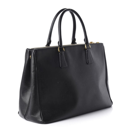 Prada Saffiano Medium Galleria Double Zip Tote Black 3 of 10
