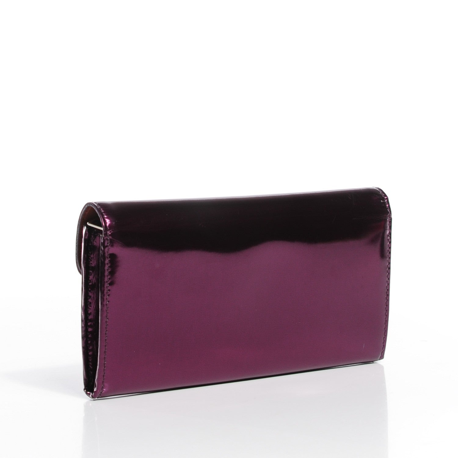 Proenza Schouler Metallic Patent Calfskin PS11 Continental Wallet 3 of 9
