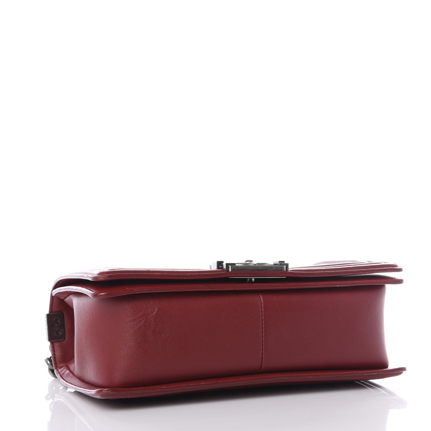 Chanel Lambskin Quilted Medium Boy Flap Dark Red 3 of 10