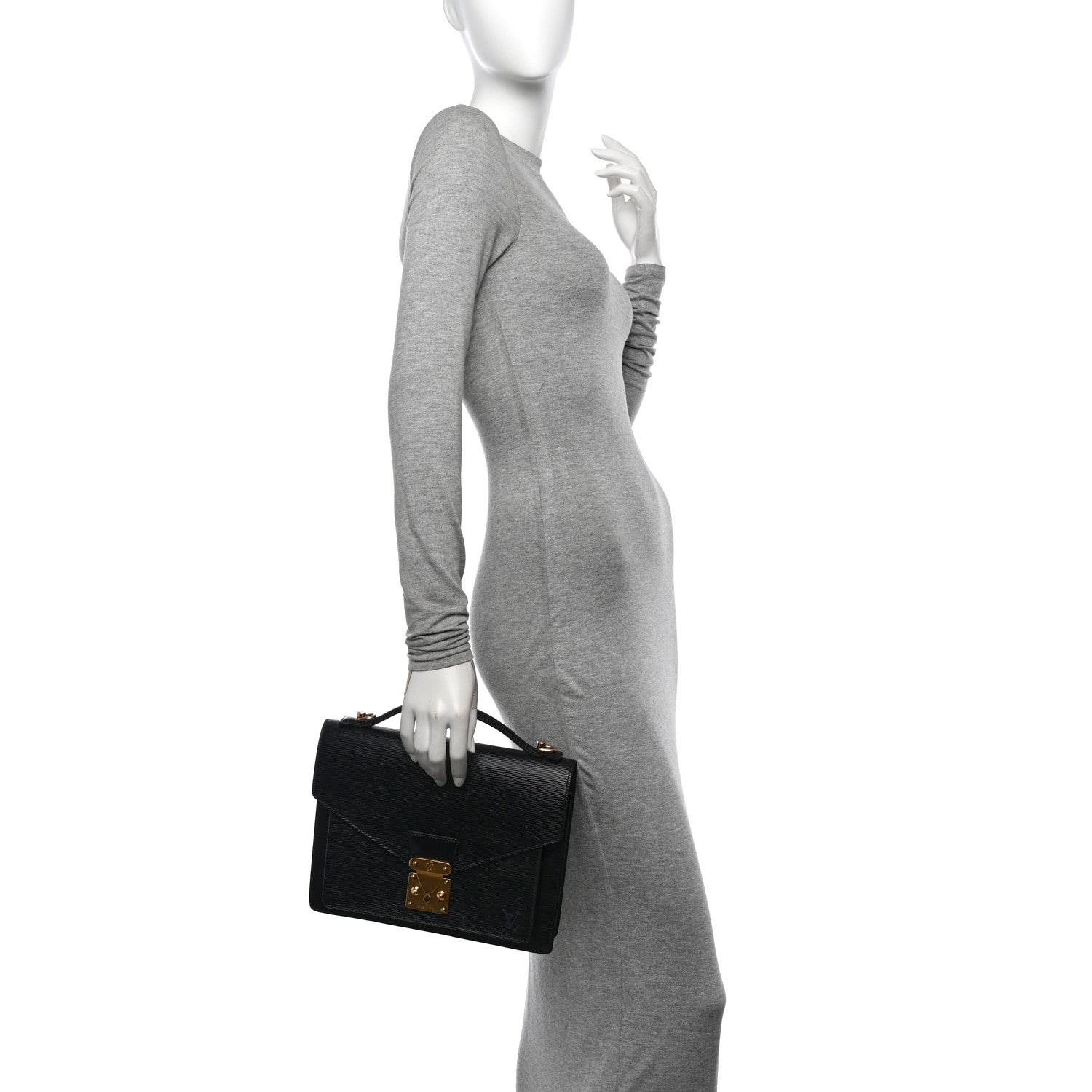 Louis Vuitton Epi Monceau Black 2 of 13
