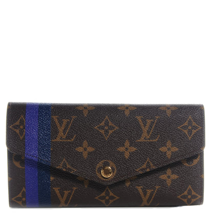 Louis Vuitton Monogram My LV Heritage Sarah Wallet NM Blue Marine Violet 1 of 9
