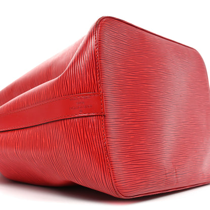 Louis Vuitton Epi Petit Noe Castillan Red 8 of 9