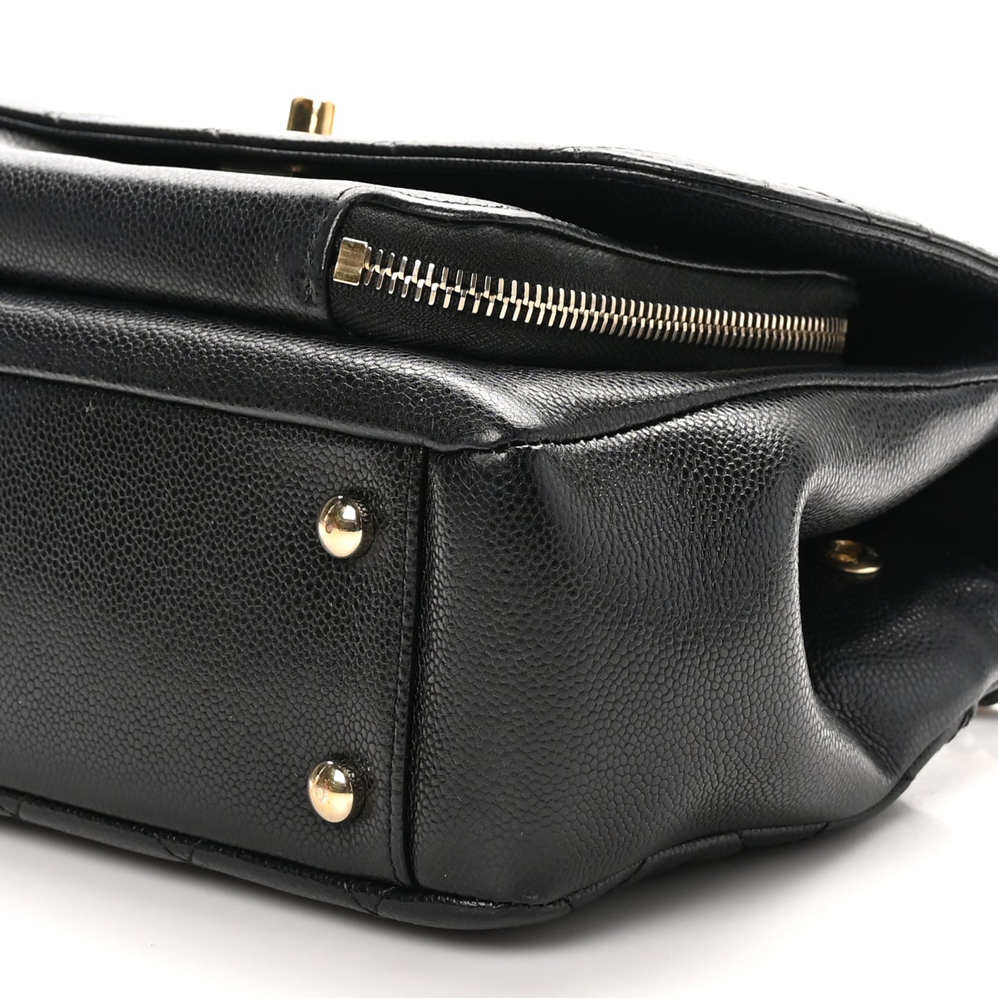 Caviar Quilted Medium Business Affinity Flap Black