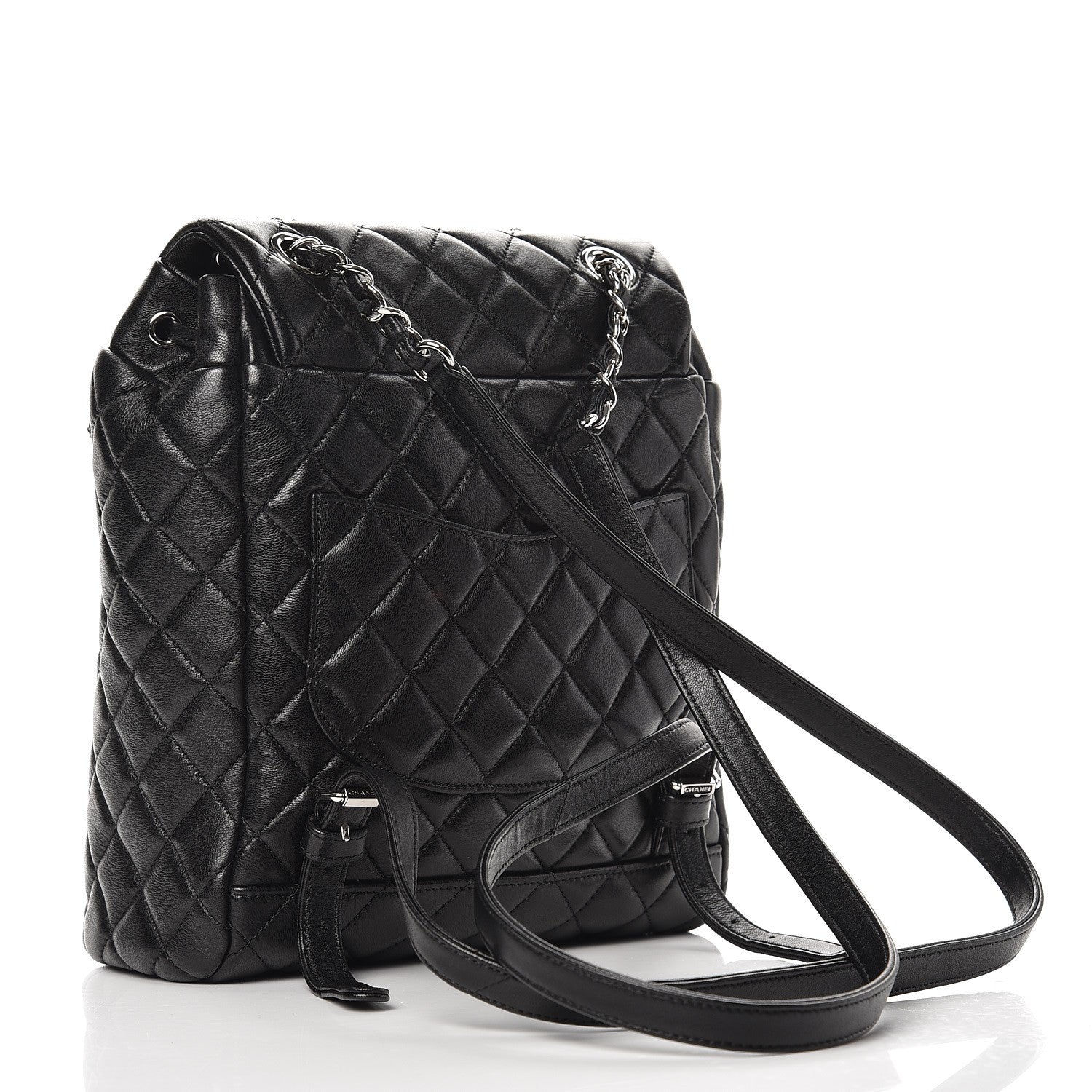 Chanel Lambskin Quilted Small Urban Spirit Backpack Black 3 of 8