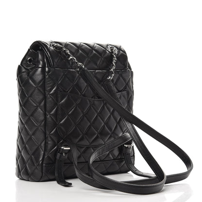 Chanel Lambskin Quilted Small Urban Spirit Backpack Black 3 of 8