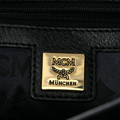 MCM Visetos Studded Small Stark M Backpack Black 6 of 10