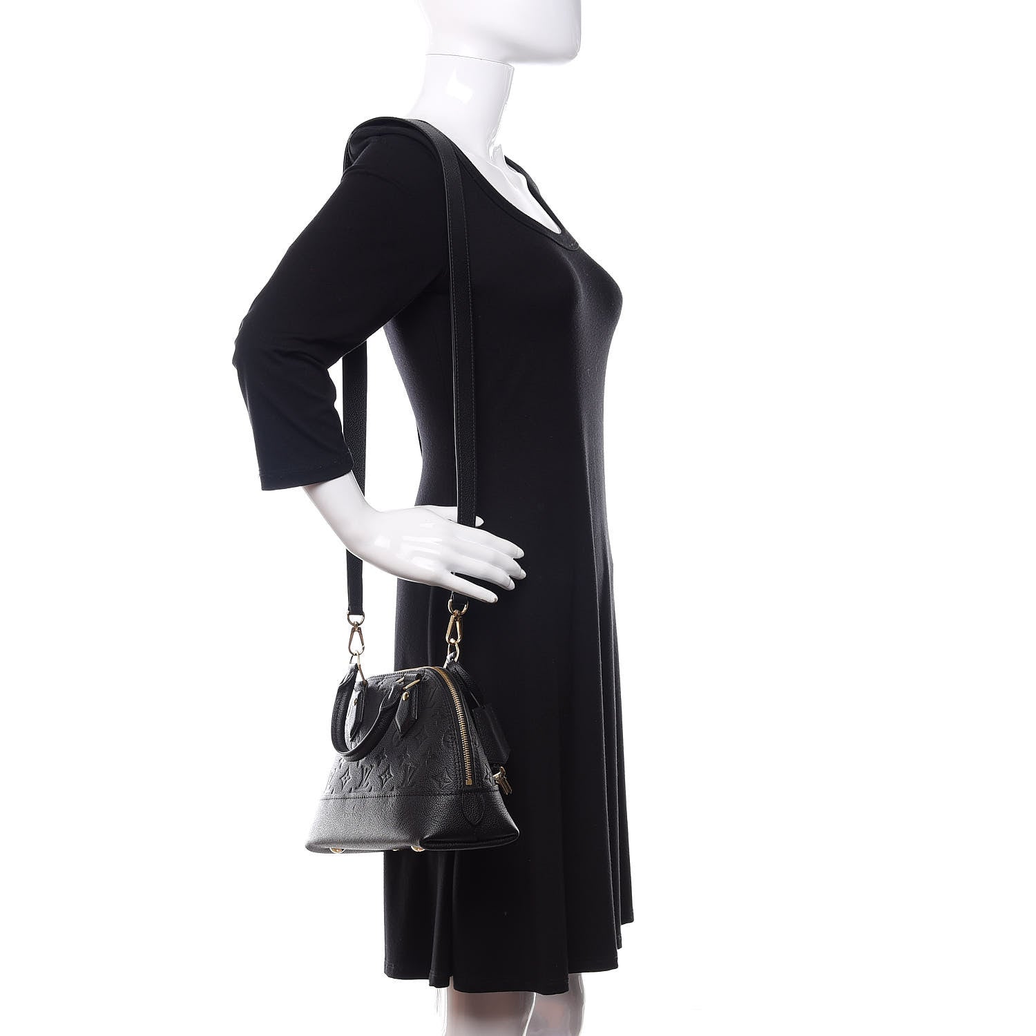 Louis Vuitton Empreinte Neo Alma BB Black 2 of 9