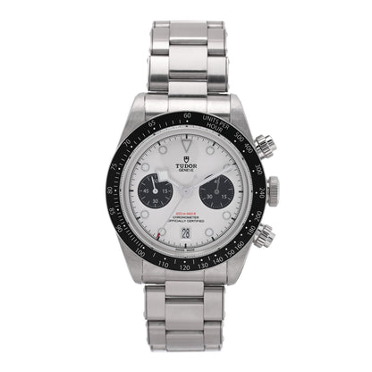 TUDOR Stainless Steel 41mm Black Bay Chronograph Panda Automatic Watch White 79360N 1 of 5