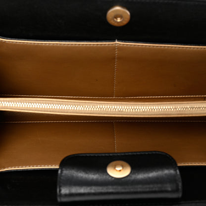 Chanel Lambskin Quilted Coco Midnight Clutch Black 5 of 8
