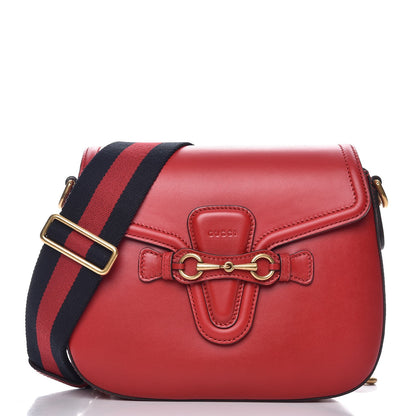 Gucci Ruinart Calfskin Medium Lady Web Shoulder Bag Hibiscus Red 1 of 11