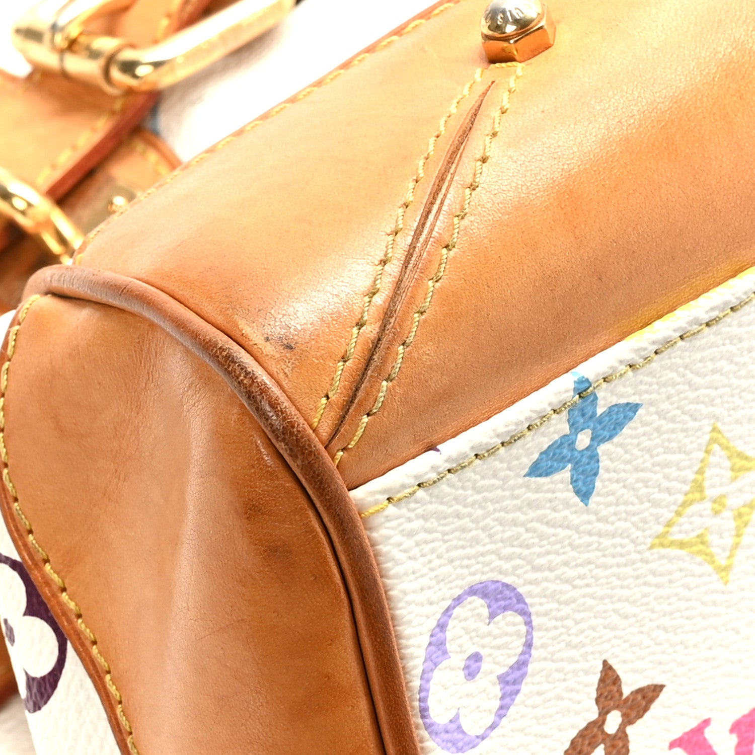 Louis Vuitton Monogram Multicolor Claudia White 7 of 10