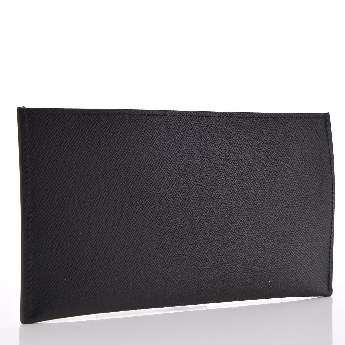Calfskin Felicie Chain Wallet Card Holder Insert Black