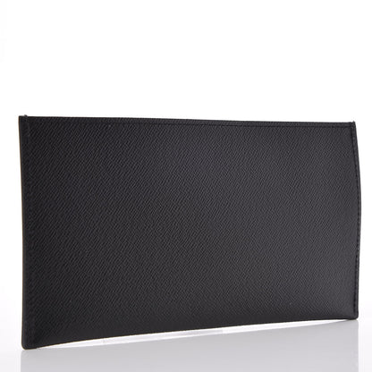 Louis Vuitton Calfskin Felicie Chain Wallet Card Holder Insert Black 3 of 6