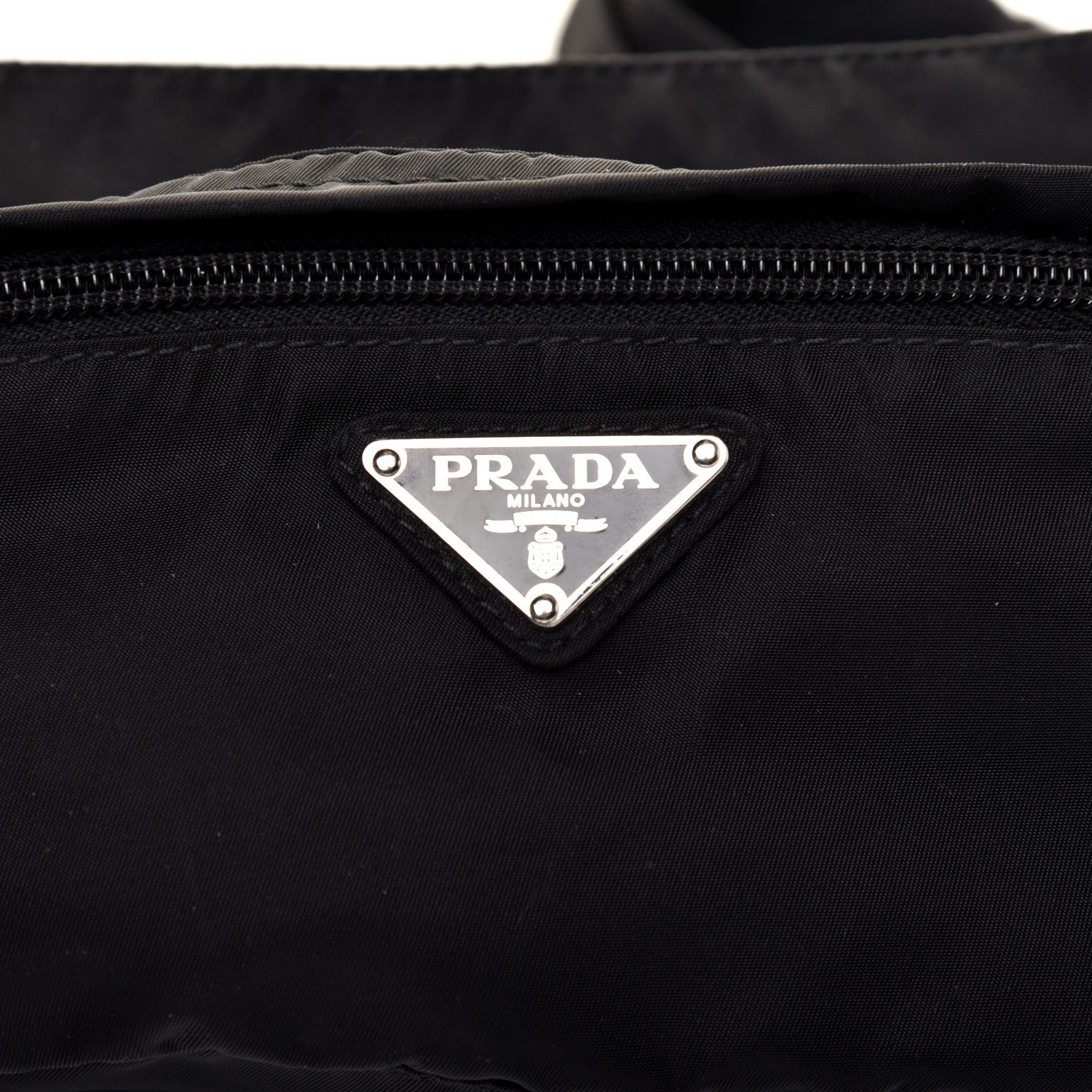Prada Tessuto Nylon Montagna Belt Bag Black 10 of 11