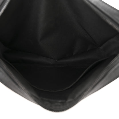 Louis Vuitton Calfskin Monogram Shadow Trio Messenger Black 5 of 14