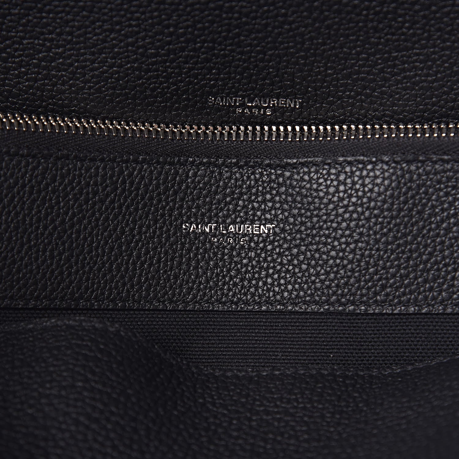 Saint Laurent Grained Calfskin Small Supple Sac De Jour Black 6 of 11