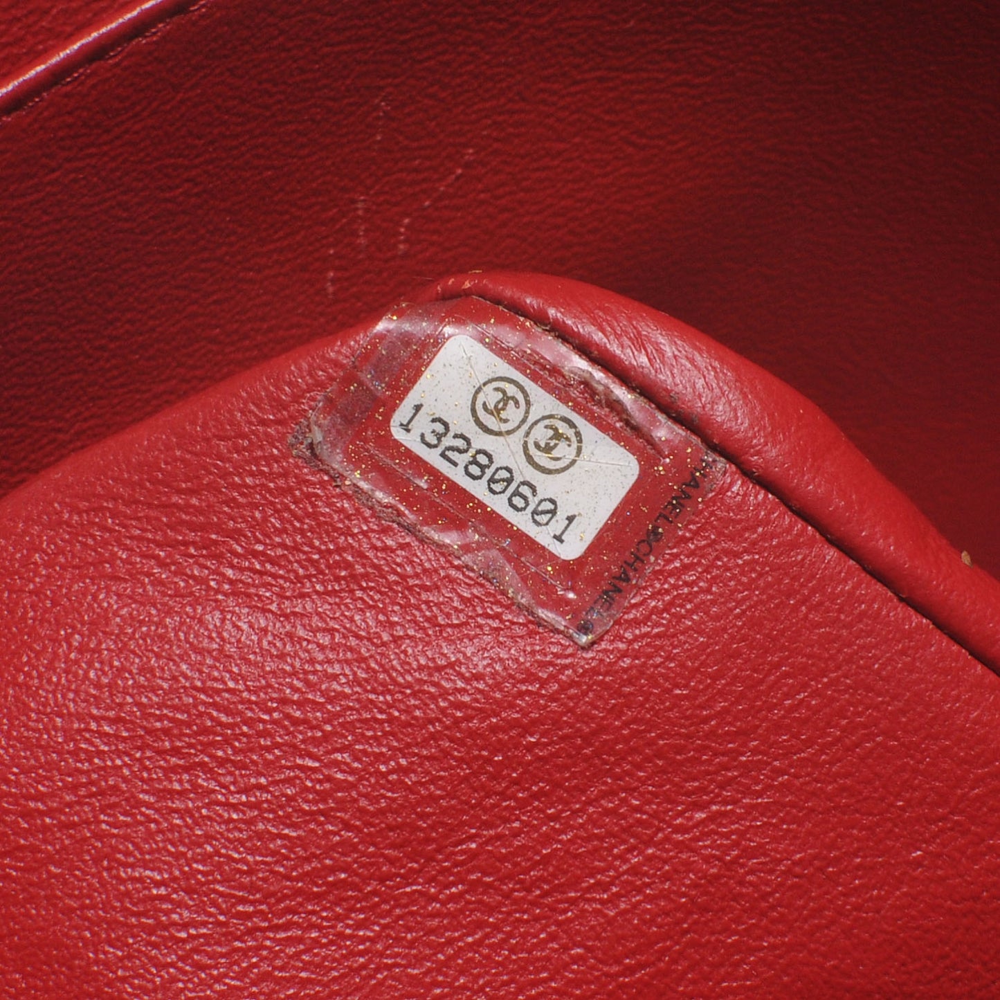 Lambskin Quilted Maxi Single Flap Red