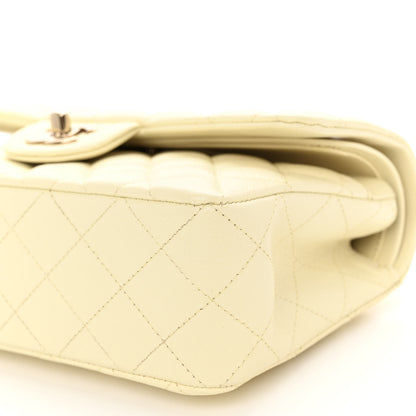 Chanel Caviar Quilted Small Double Flap Light Yellow 10 of 11