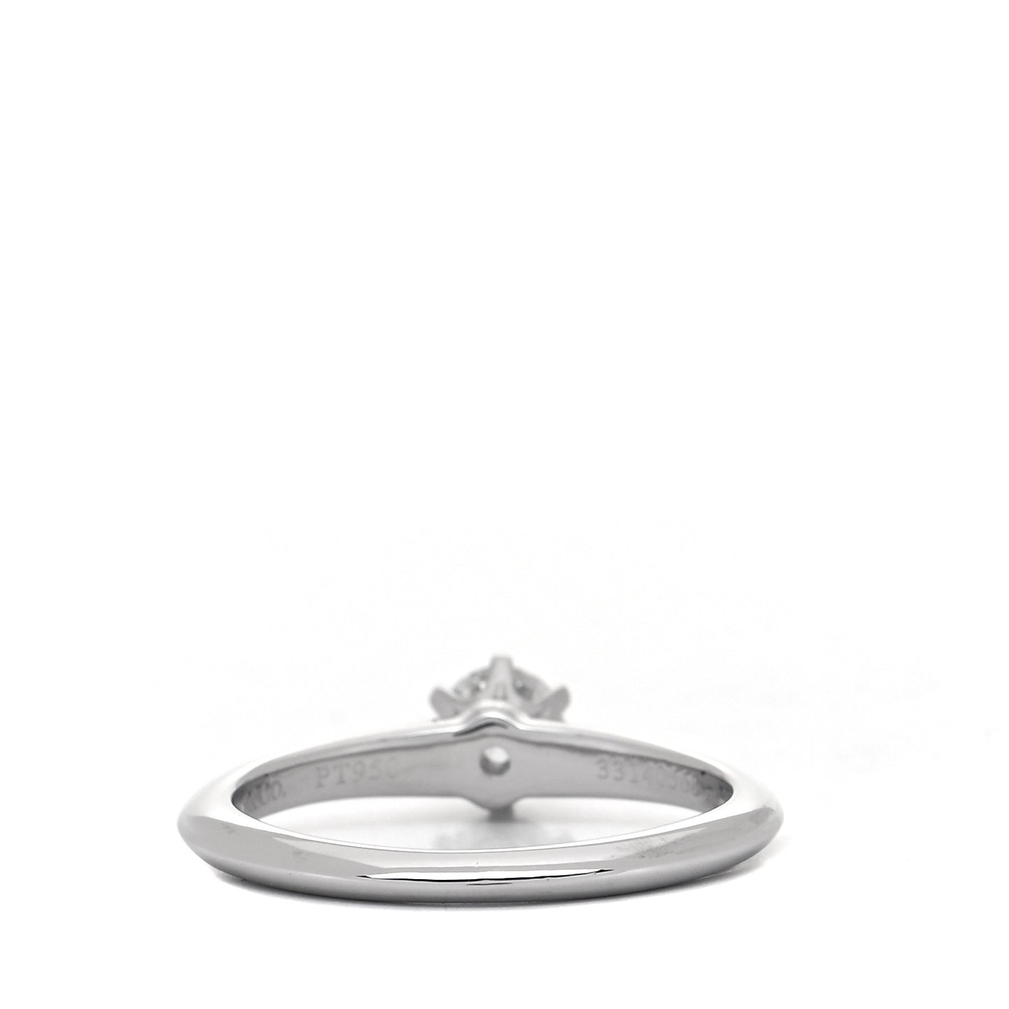 Platinum Diamond .28ct Solitaire Engagement Ring 49 5