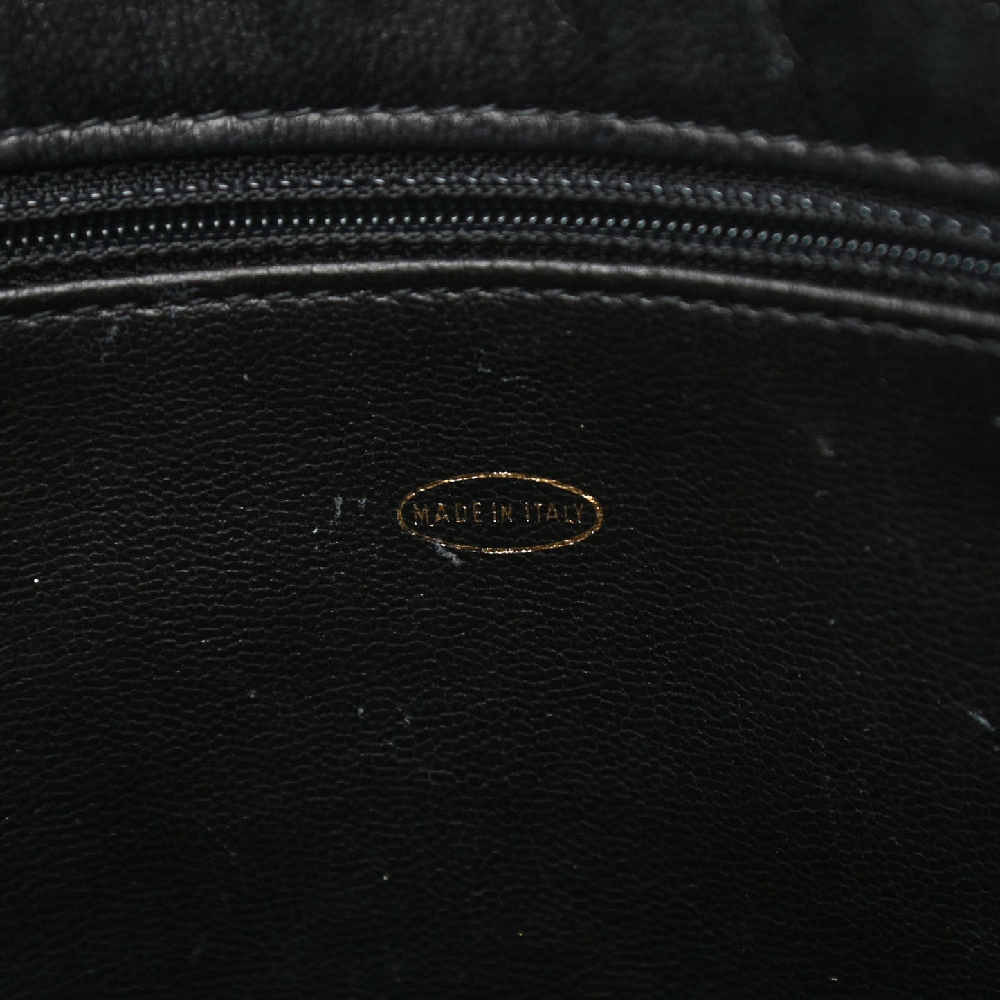 Satin Lambskin Quilted Shopping Tote Black