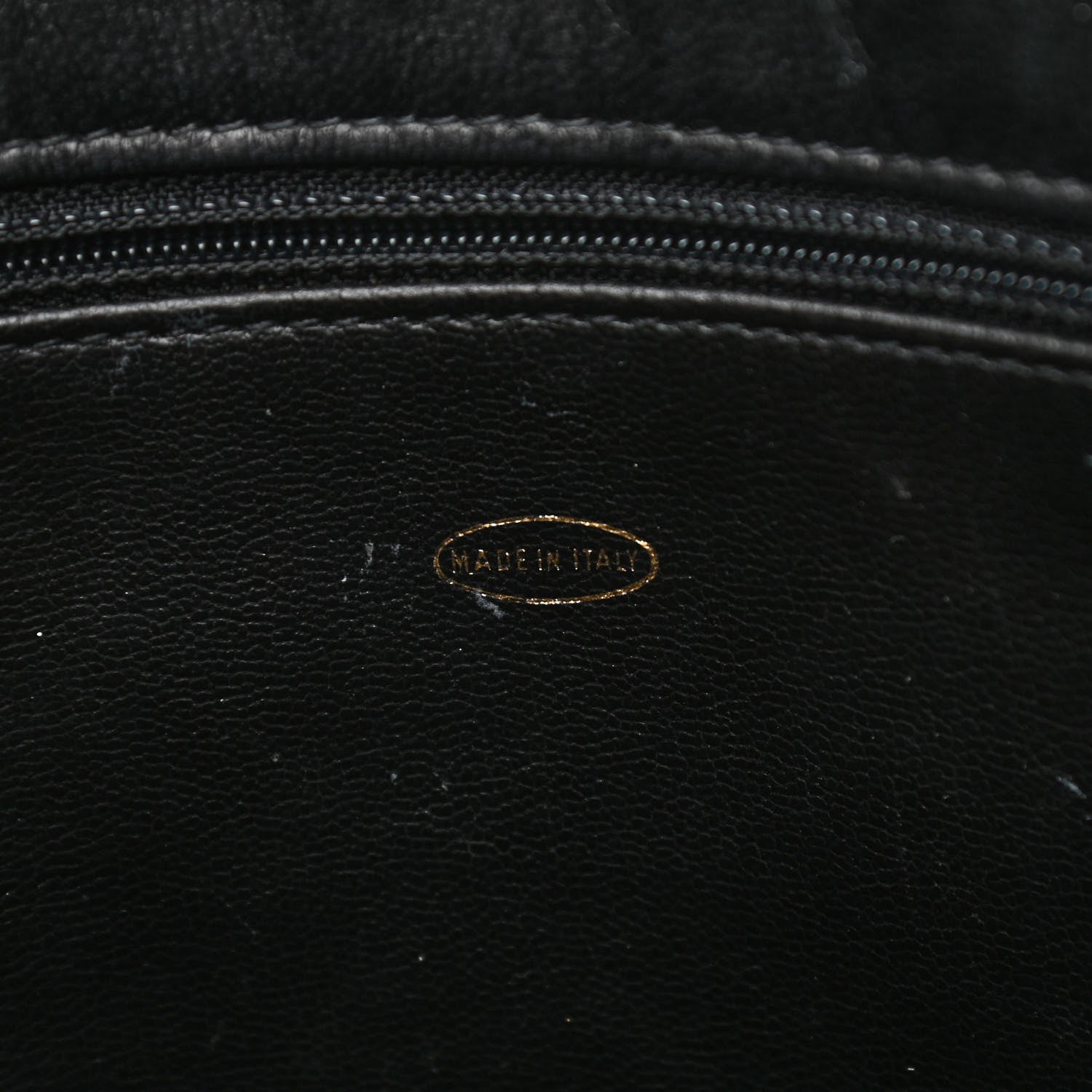 Chanel Satin Lambskin Quilted Shopping Tote Black 6 of 11