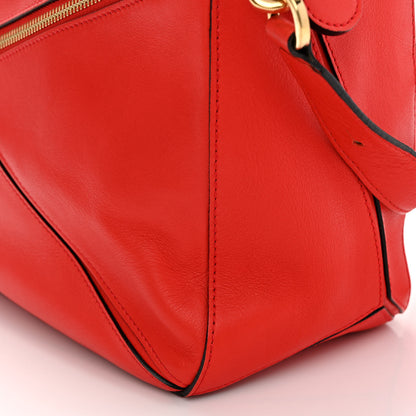 Loewe Calfskin Medium Puzzle Bag Scarlet 12 of 12