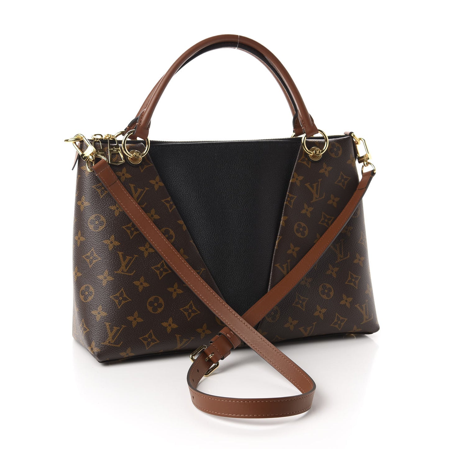 Monogram V Tote MM Black