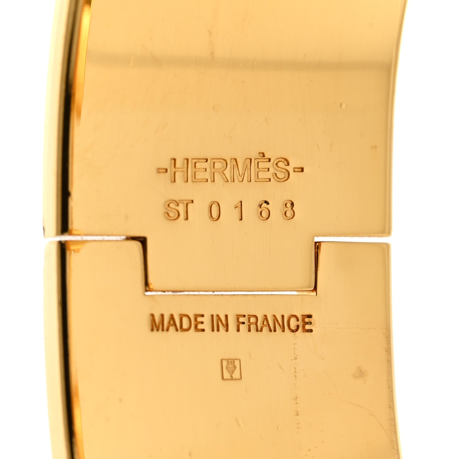 Hermes Enamel Wide Clic Clac H Bracelet PM White 4 of 6