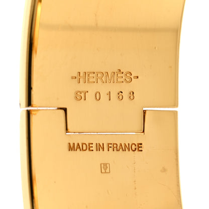 Hermes Enamel Wide Clic Clac H Bracelet PM White 4 of 6