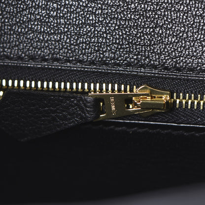 Hermes Taurillon Novillo Shiny Niloticus Crocodile Birkin Touch 25 Black 18 of 37
