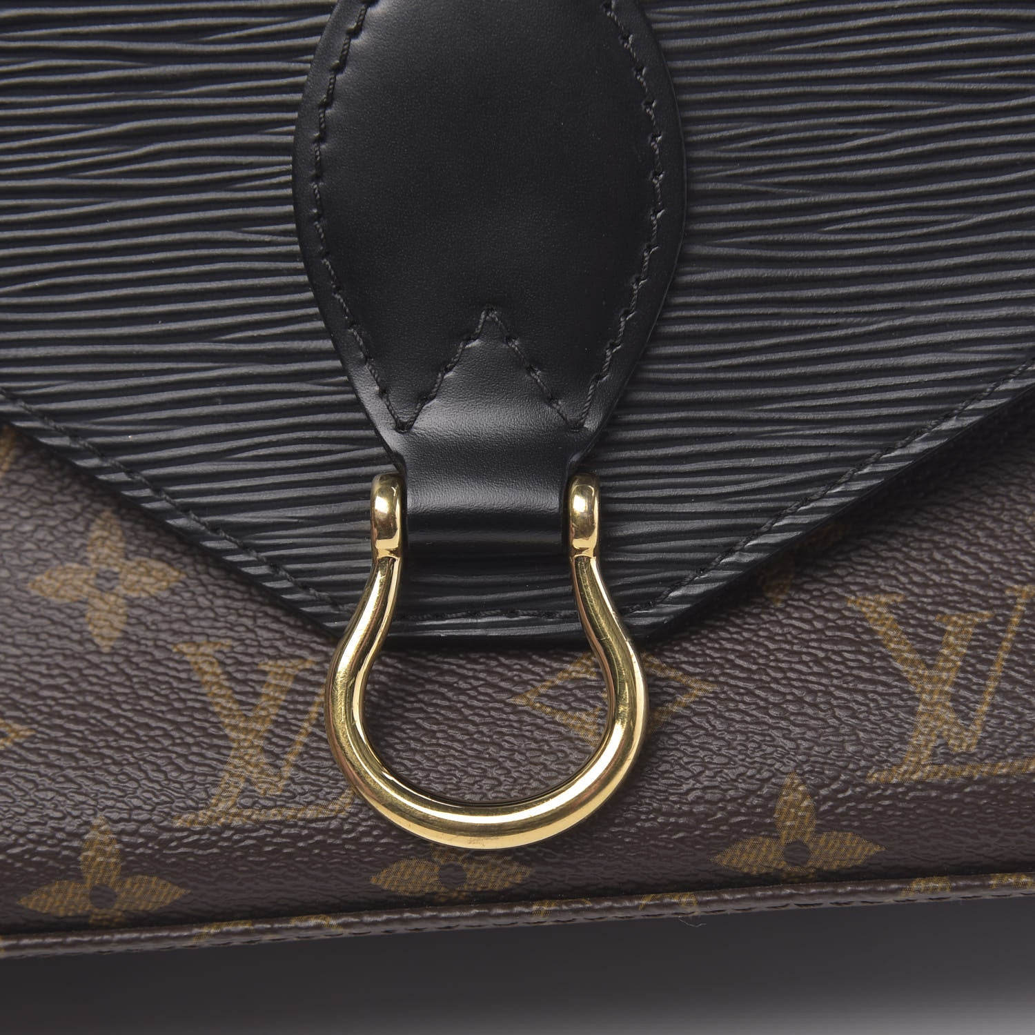 Louis Vuitton Epi Monogram Saint Michel Black 8 of 14