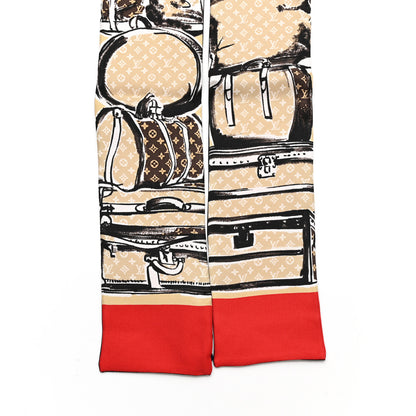 Louis Vuitton Silk Monogram Trunks Bandeau Brown 2 of 3