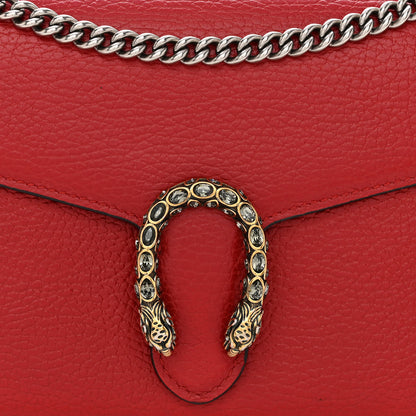 Gucci Calfskin Mini Dionysus Chain Wallet Hibiscus Red 8 of 11