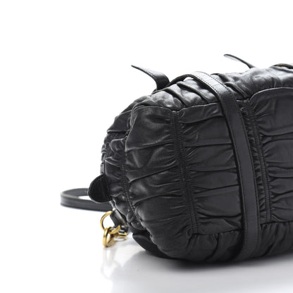 Prada Nappa Gaufre Tote Black 7 of 10