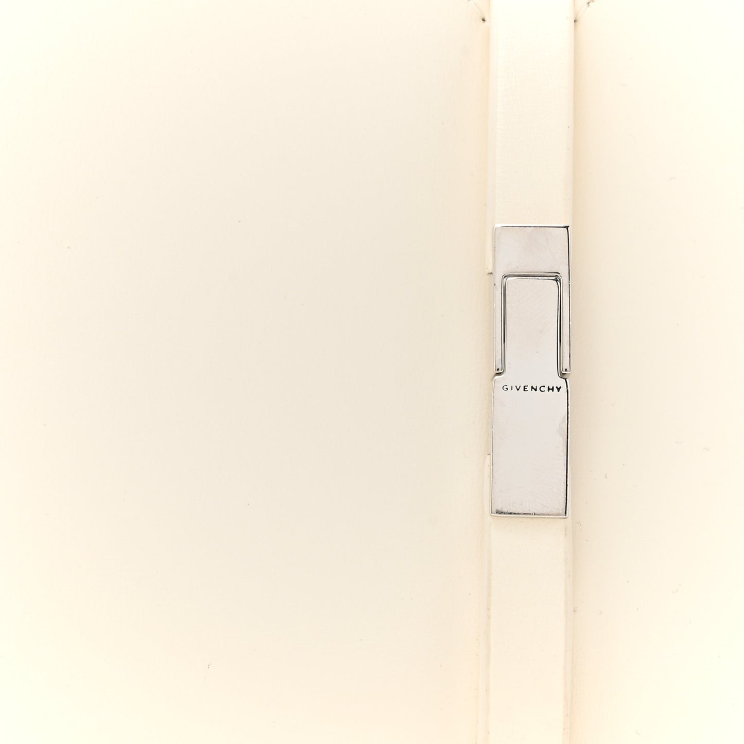 Box Calfskin Mini Cut Out Shoulder Bag Ivory